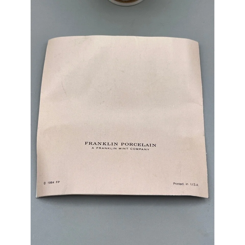 Franklin Porcelain satsuma ware